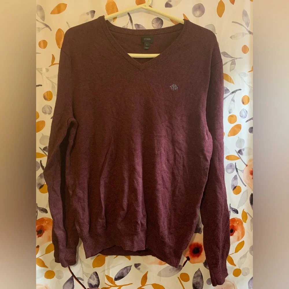 J. Crew Men's V-Neck Sweater Sz S